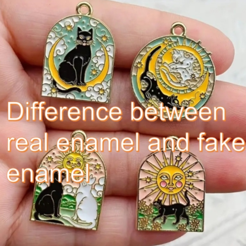 Difference between real enamel and fake enamel