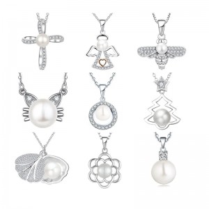Hongde Customized Pearls Diamond Jewelry Necklace Fashion
