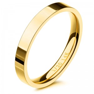 Hongde 14K Gold Filled Rings Dainty Gold Stacking Stackable Band Size 4 to 11