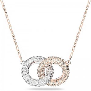 Intertwined Elegance Swarovski Stone Crystal Earrings and Necklace Jewelry Collection